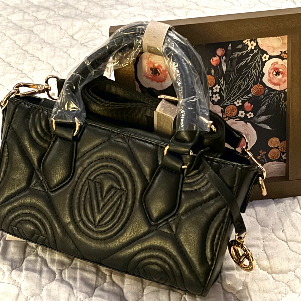 NWT Valentino Orlandi Mini Quilted Tote Bag